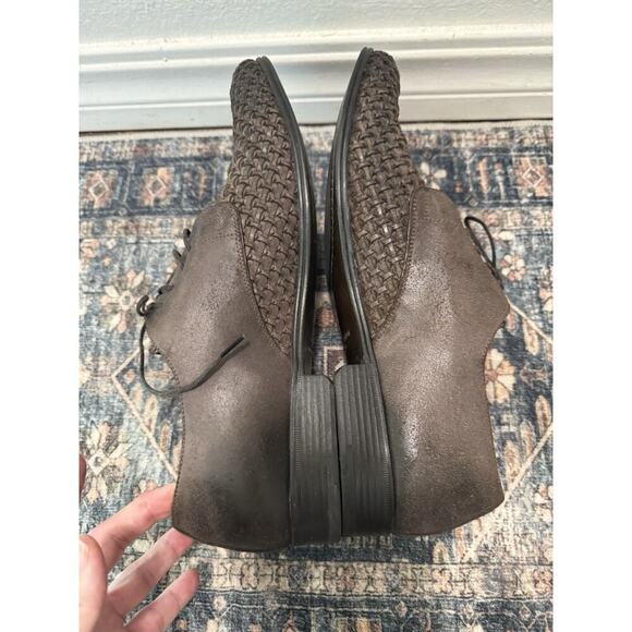 Dolce & Gabbana Brown Leather Suede Derby Formal Shoes SZ 10 Or Euro 43 - Picture 6 of 9